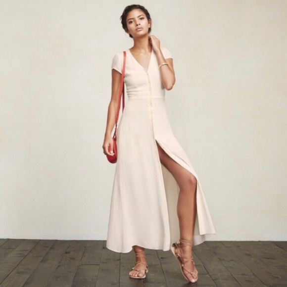 Reformation Maxi Dress Blue - Picture 2 of 4